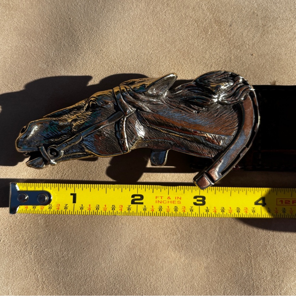 Vintage Brighton Belt - Leather - Equestrian lovers unite! - Picture 9 of 9